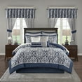 thumbnail image 2 of Home Essence Finley 24 Piece Room in a Bag, King, Navy, 2 of 16