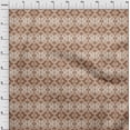 thumbnail image 4 of oneOone Polyester Spandex Brown Fabric Asian Kilim Sewing Material Print Fabric By The Yard 56 Inch Wide, 4 of 5