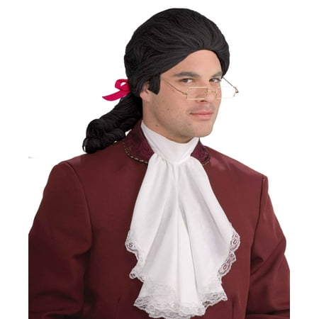 Historical Colonial Mens Costume Wig 65594 - Black