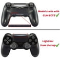 thumbnail image 3 of eXtremeRate D-pad R1 L1 R2 L2 Trigger Touchpad Action Home Share Options Buttons for ps4 Controller, Chameleon Purple Blue Full Set Buttons Repair Kits for ps4 Slim Pro CUH-ZCT2 Controller, 3 of 5