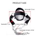 thumbnail image 3 of Toystoory Cabeza Cuello Entrenamiento Fitness Cojinete de peso Hombro Músculo Entrenador de peso Correa de ejercicio con cadena Cuello ajustable Accesorios para máquinas de ejercicios, 3 of 6