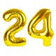 thumbnail image 1 of Globo Upegesy, número 24, 40 pulgadas, dorado, para fiesta de cumpleaños, 1 of 8