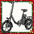 thumbnail image 7 of HOVERFLY 16" Folding Adults Electric Bikes, 500W/36V/15.5mph Folding City Ebike for Adult Men Women,Black,UL2849, 7 of 7