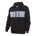 thumbnail image 2 of ZVNAΖH Mens Full Zip Up Hoodies 100 Cotton, Mens Hoodies Zip Up Color Block, Mens Sweatshirt Hoodies Zip Up Fall Winter Hooded Clearance, 2 of 4