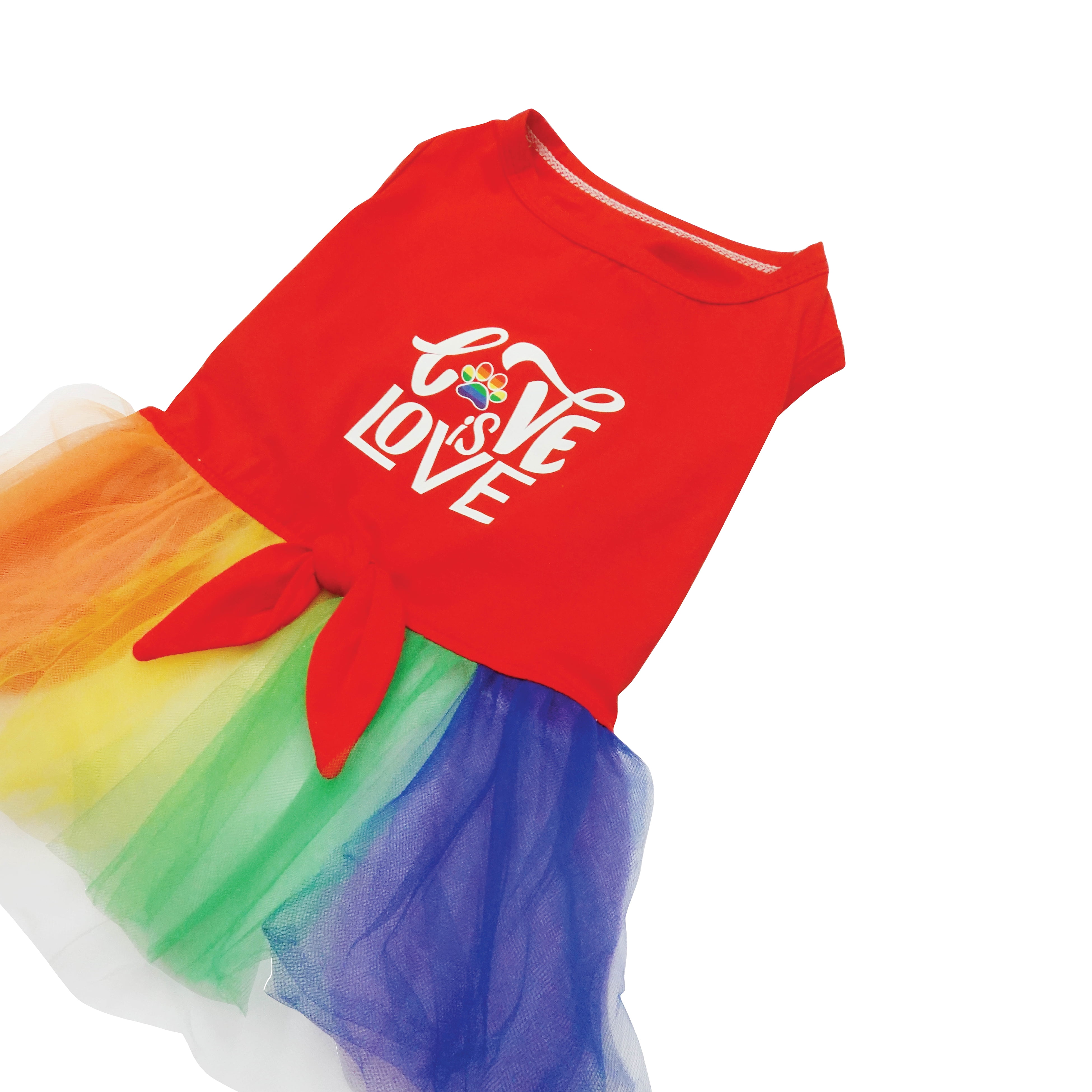 Best Furry Friends Dress for Dogs or Cats, Pride Love, Small