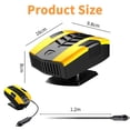 thumbnail image 2 of Car Heater, 12V Winter Car Defogger, 150W Portable Car Heater,Plug Into Cigarette Lighter Car Defroster, 2-in-1 Fast Heating/Cooling, 2 of 9