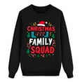 thumbnail image 6 of Rotm Christmas Family Outfits Matching Family Christmas Sweatshirts Xmas Ugly Funny Sweater Long Sleeve Holiday Pullover Tops Family Party Clothes Black,2-3 Years, 6 of 6