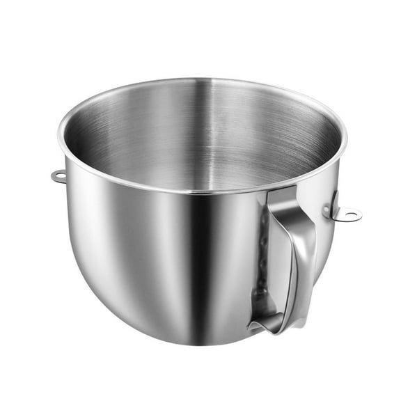 Mixer Stainless Steel Bowl Mixer Accessories Food Mixer Mixing Bowl Dishwasher Safe Stainless Steel Texture for Mixer
