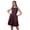 Wine Red, variant on Moomaya Printed Lace Evening Mini Dress For Party Sleeveless Women Clothing