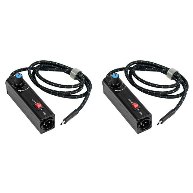 2X Aislador de Audio USB Tipo C XLR con Ajuste de Volumen Filtro de Reducción de Ruido Aislador de Bucle de para Todos los Micrófonos Dinámicos