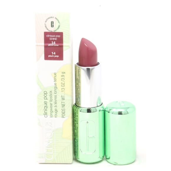 Clinique Clinique Pop Longwear Lipstick 0.13oz 14 Plum Pop(Shine) New With Box