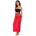 thumbnail image 4 of Jdlsppl Women's Beach Wrap Cover Up Skirt High Waist Sarong Split Uv Protection Soft Lightweight Beach Skirt Style5 Small-X-Large, 4 of 4
