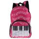 thumbnail image 2 of Teclado Nota musical kusrkot Mochila Bolsa Hombro Mochila de viaje 47 x 37 rojo, 2 of 8