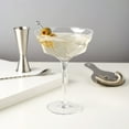 thumbnail image 5 of Viski Faceted Martini Glasses for Birthday, Wedding Party, 12oz Set of 2, 5 of 7