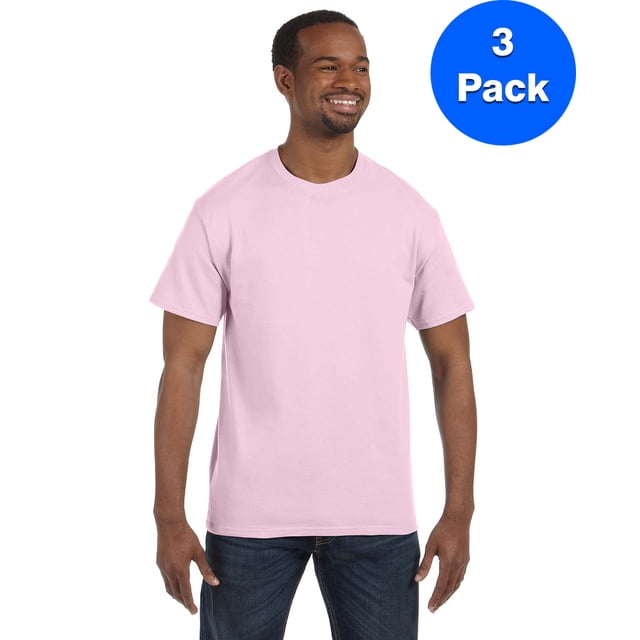 Hanes Men's Authentic-T T-Shirt - 5250T (Pack Of 3)