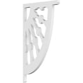 thumbnail image 1 of Ekena Millwork BKTP01X08X14CW Support de Roue de Wagon Classique - 0,62 x 8 x 14 Po., 1 of 1