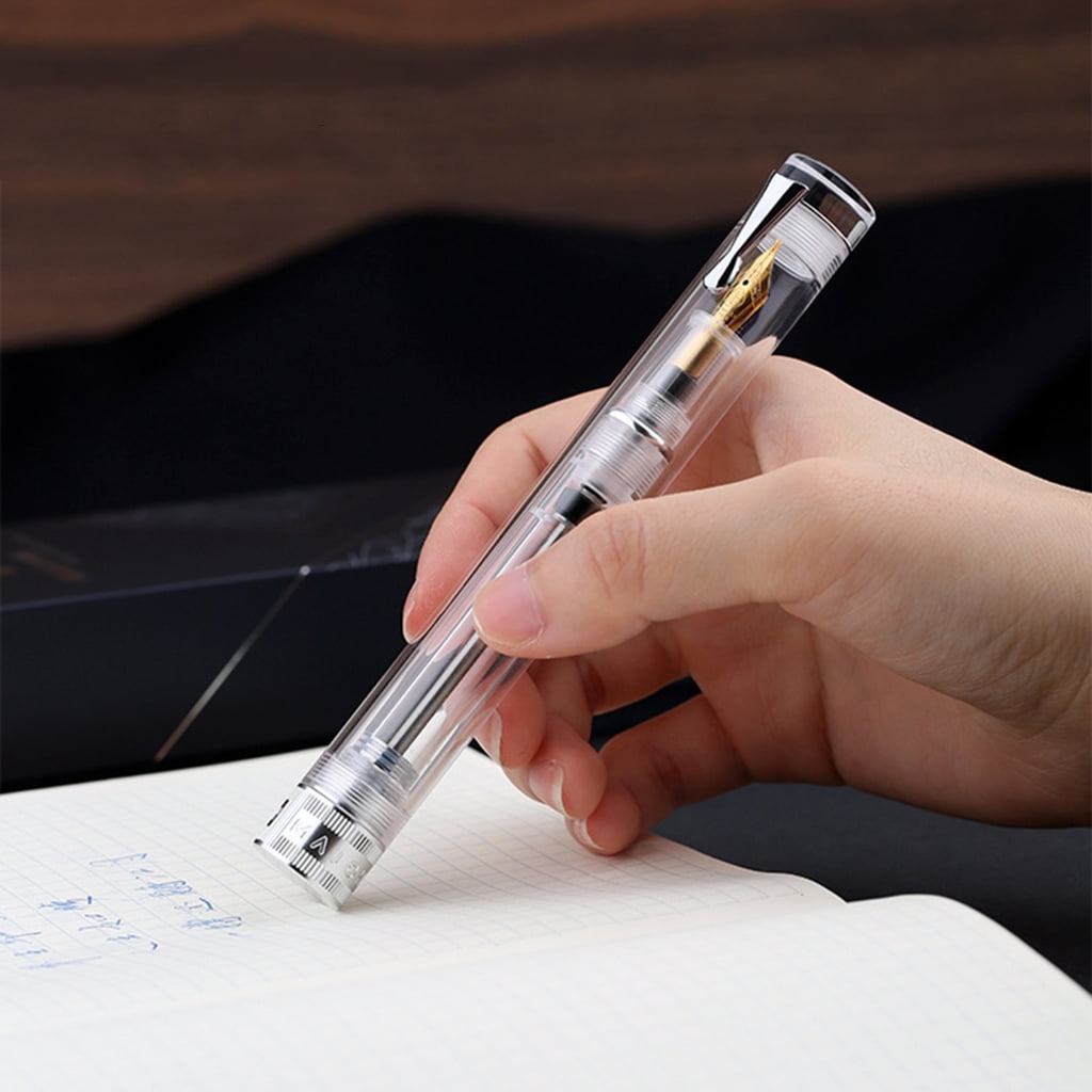 Tibvox Fountain Pen Vacuum Ink Filling Design Smooth Writing Experience Quality Gifts