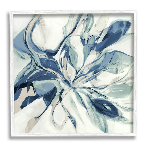 Stupell Industries Abstract Dreamlike Fluid Form Graphic Art White Framed Art Print Wall Art, Design by Sarah Stockstill