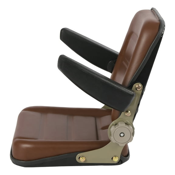 Stylish Tractor Seat – Cool Brown Artificial Leather Design, Easy to Clean and Maintain
