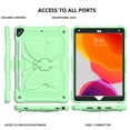 thumbnail image 2 of for iPad Mini 7th Gen 8.3" 2024 Kids Case with 3D Butterfly Stand & Pencil Holder, Tablet Case with Adjustable Shoulder Strap, Shockproof Protective Cover for iPad Mini 6th Gen 8.3" 2021, Green, 2 of 7