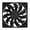 Black, variant on Oasiva MF12015 Thin Reverse Computer Fan 2500RPM Quiet For Small PC Cases