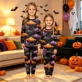 thumbnail image 4 of Matching Family Halloween Pajamas Set - 2026 Cute Ghost & Pumpkin Print Two-Piece Sleepwear Pjs - Family Matching Pajamas Soft Holiday Loungewear Halloween Matching Pajamas for Family, 4 of 6