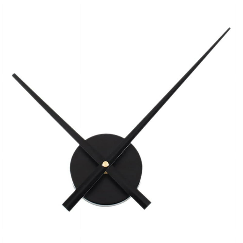 Grande Horloge Murale Noire - Longues Aiguilles - Design Moderne