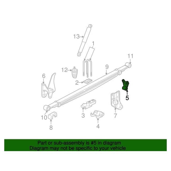 GM 22820716 Shackle Asm-Rr Spr