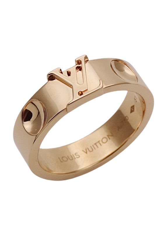 Pre-Owned Louis Vuitton LOUIS VUITTON Ring for Women, Brand Ring, 750PG Empreinte LV Pink Gold...