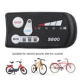 thumbnail image 1 of Controller 36V Led Display Electric Bike Lcd Display 36V 48V Speed Control Panel Ebicycle Lithium Battery Led Meter S800 Display Horizontal Black e Screen36V, 1 of 8