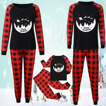 

Merry Christmas Santa Loungewear Christmas Family Matching Pajamas Women Men Kids Sleepwear