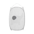 thumbnail image 3 of Cesta de lavandería plegable, bonita cesta de malla emergente con asas, organizador de ropa sucia/bolsa de almacenamiento de juguetes para dormitorio, habitación de niños, universidad, 3 of 5
