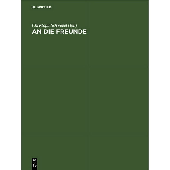 An Die Freunde (Hardcover)