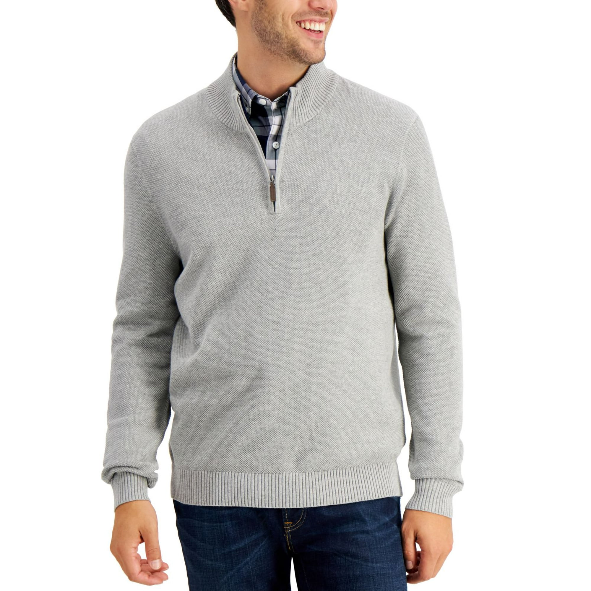 Quarter zip cotton sweater online