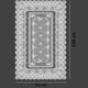 thumbnail image 3 of Blondas de encaje blanco de ganchillo: mantel lavable de poliéster jacquard para bodas, restaurantes, banquetes, picnic (blanco, 152 x 228 cm), 3 of 3