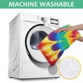 thumbnail image 5 of Colorful Rainbow Tie Dye Spiral Pattern Rectangle Tablecloth 60"x84",Waterproof Polyester Rectangle Table Cloth, Wipeable Spillproof Polyester Tablecloth for Dining, Camping, Indoor and Outdoor, 5 of 5