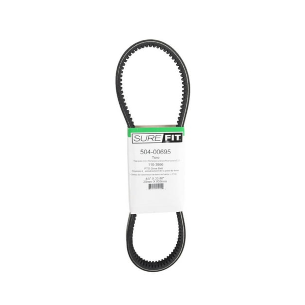 SureFit PTO Drive Belt Replacement for Toro 1103866 Z Master Z580 Z595 6000 7000 Series Turbo