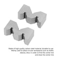 thumbnail image 3 of 2Pcs High Accuracy Carbon Steel M Type V Block 50mm For Platform Measurement, V Block For Shaft Parts Inspection, Lining, Positioning, 3 of 8