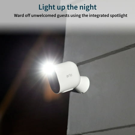 Arlo - Pro 4 Spotlight  Camera, 3 Pack - VMC4350P - White