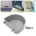 thumbnail image 5 of 10x Pet Carrier Bowl Dog Crate Bowls Hanging Durable Feeding Watering Bowl Feeder Removable Pet Cage Bowl Kennel Bowl for Puppy, Bird, Parrot, 5 of 8