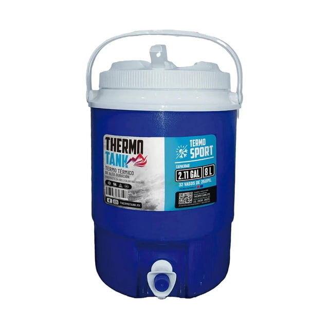 Termo De 8 Litros / 1.05 Gal Thermo Tank azul