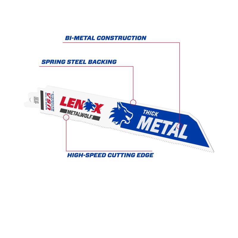Lenox Tools Recip Blade 9 X 1 X 0.35 Bi-Metal