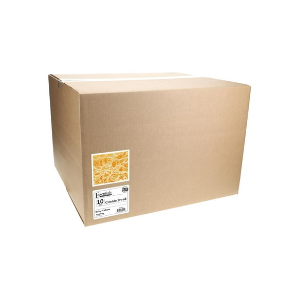 Essentials by Leisure Arts Crinkle Shred Bag, Baby Yellow, 2oz Shredded Paper Filler, Crinkle Cut Paper Shred Filler, Box Filler, Shredded Paper for Gift Box, Paper Crinkle Filler, Box Filling