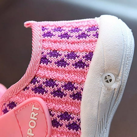 

〖Roliyen〗Toddler Shoes Toddler Children Kids Baby Cartoon Star Rabbit Ears Squeaky Single Shoes Sneaker
