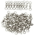 thumbnail image 1 of 50Pcs Ball Bea Swivels Fishing Snaps Hook Solid Swivels , 3 3, 1 of 6
