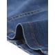 thumbnail image 5 of Vestido vaquero Allegra K Azul L sin mangas con escote corazón y botones para mujer, 5 of 6
