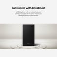 thumbnail image 4 of SAMSUNG HW-B550D 3.1 ch Soundbar w/Dolby Audio, Surround Sound Expansion, Bass Boost, Adaptive Sound, DTS Virtual:X, Wireless Subwoofer, 2024, 4 of 5