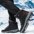 thumbnail image 6 of Xmyrz Waterproof Snow Boots For Men Classic Lightweight Skin-Friendly Mid Claf Outdoor Wide Calf Boots Winter Boots Mens Shoes, 6 of 8