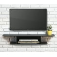 FITUEYES Wall Mounted Media Console,Floating TV Stand Component Shelf