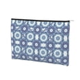 thumbnail image 3 of Sigee Vintage Blue for Multipurpose Zipper Pouch Paper Reusable Cosmetic bag for Purse Water Resistant Gift, 3 of 8